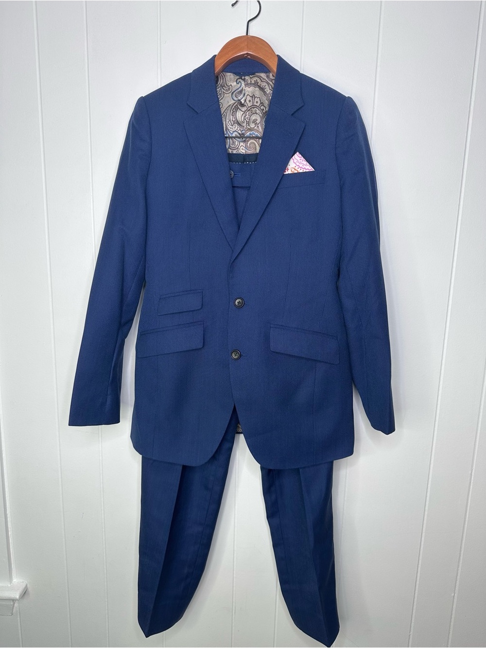 Bindle & Keep Bespoke Unisex Navy Suit - LGBTQ Tailor